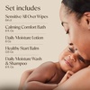image:imageAveeno Baby Bathtime Solutions Mommy amp Me Gift Set Baby Wash amp Shampoo Calming Bath Daily Moisturizing Lotion and Stress Relief Body Wash for Mom Colloidal Oat Baby Bath Essentials 4 itemsBaby