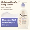 image:imageAveeno Baby Calming Comfort Moisturizing Body Lotion with Relaxing Lavender amp Vanilla Scents NonGreasy Baby Lotion Nourishing Prebiotic Oatmeal Paraben amp PhthalateFree 18 fl oz12 Fl Oz Pack of 2