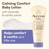 image:imageAveeno Baby Calming Comfort Moisturizing Body Lotion with Relaxing Lavender amp Vanilla Scents NonGreasy Baby Lotion Nourishing Prebiotic Oatmeal Paraben amp PhthalateFree 18 fl oz8 Fl Oz Pack of 1