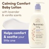 image:imageAveeno Baby Calming Comfort Moisturizing Body Lotion with Relaxing Lavender amp Vanilla Scents NonGreasy Baby Lotion Nourishing Prebiotic Oatmeal Paraben amp PhthalateFree 18 fl oz18 Fl Oz Pack of 1