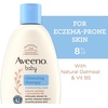 image:imageAveeno Baby Cleansing Therapy Moisturizing Baby Body Wash with Natural Oatmeal amp ProVitamin B5 Gentle TearFree Baby Bath Wash for Sensitive amp EczemaProne Skin Hypoallergenic 8 ozcream