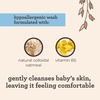 image:imageAveeno Baby Cleansing Therapy Moisturizing Baby Body Wash with Natural Oatmeal amp ProVitamin B5 Gentle TearFree Baby Bath Wash for Sensitive amp EczemaProne Skin Hypoallergenic 8 ozcream