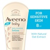 image:imageAveeno Baby Daily Moisture Body Lotion for Sensitive Skin Hypoallergenic Moisturizing Baby Lotion with Nourishing Oat to Deeply Moisturize Babys Skin FragranceFree 18 fl oz 2 Pack8 Fl Oz Pack of 1