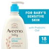 image:imageAveeno Baby Daily Moisture Body Lotion for Sensitive Skin Hypoallergenic Moisturizing Baby Lotion with Nourishing Oat to Deeply Moisturize Babys Skin FragranceFree 18 fl oz 2 Pack18 Fl Oz Pack of 1