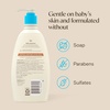 image:imageAveeno Baby Daily Moisture Gentle Baby Body Wash and Shampoo with Oat Extract 2in1 Baby Wash and Hair Shampoo TearFree ParabenFree for Sensitive Skin and Hair Lightly Scented 18 Fl OzLightly Scented