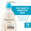 image:imageAveeno Baby Daily Moisturizing Cream with Prebiotic Oat Hypoallergenic Baby Lotion with Coconut Oil amp Shea Butter Moisturizes Sensitive Skin for 24 Hours Gentle Coconut Scent 12 fl oz12 Fl Oz Pack of 1