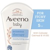 image:imageAveeno Baby Eczema Therapy Moisturizing Cream Natural Colloidal Oatmeal amp Vitamin B5 Baby Cream for Dry Itchy Irritated Skin Due to Eczema Paraben amp SteroidFree 12 fl oz5 Ounce Pack of 1