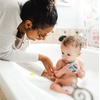 image:imageAveeno Baby Eczema Therapy Soothing Bath Treatment for Relief of Dry Itchy amp Irritated Skin Made with Natural Colloidal Oatmeal Fragrance Paraben Steroid amp TearFree 5 ct075 Ounce Pack of 5