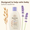 image:imageAveeno Baby Nighttime Calming Comfort Bath Baby Body Wash for Skin amp Hair with Natural Oat Extract Soothing Lavender amp Vanilla Scent TearFree Formula No Added Parabens amp Phthalates 18 Fl Oz8 Fl Oz Pack of 1