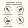 image:imageAveeno Kids Curly Hair Conditioner Hydrating Conditioner Kids Curly Hair Products Oat Extract amp Shea Butter Gentle Scent 12 fl oz Pack of 1Conditioner