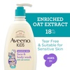 image:imageAveeno Kids Sensitive Skin Face amp Body Wash Nourishing Oat Extract Wash Away Dirt and Germs Without Drying Kids Body Wash is TearFree Hypoallergenic Sulfate amp DyeFree 18 Fl Oz18 Fl Oz Pack of 4
