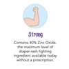 image:imageDesitin Maximum Strength Baby Diaper Rash Cream 40 Zinc Oxide for Treatment Relief amp Prevention Hypoallergenic Phthalate amp ParabenFree Paste Protects Skin For Up To 12 Hours 16 oz48 Ounce Pack of 2