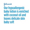 image:imageJohnsons Baby lotion with coconut oil aloe vera amp vitamin b5 72 hour hydration gentle baby moisturizer hypoallergenic safe for newborns helps protect from dryness 271 fl ozCoconut