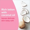 image:imageJohnsons Baby lotion with coconut oil aloe vera amp vitamin b5 72 hour hydration gentle baby moisturizer hypoallergenic safe for newborns helps protect from dryness 271 fl ozCoconut