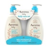 image:imageAveeno Baby Daily Care Gift Set with Oat Extract amp Prebiotic Oat Contains Daily Moisturizing Body Lotion amp Gentle 2in1 Baby Bath Wash amp Shampoo Hypoallergenic amp ParabenFree Two PackLightly Scented