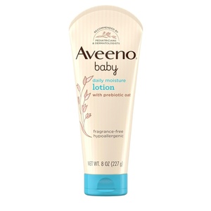 image:imageAveeno Baby Daily Moisture Body Lotion for Sensitive Skin Hypoallergenic Moisturizing Baby Lotion with Nourishing Oat to Deeply Moisturize Babys Skin FragranceFree 18 fl oz 2 Pack8 Fl Oz Pack of 1