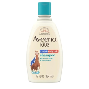 image:imageAveeno Kids Curly amp Coily Hair Shampoo Hydrating Shampoo for Type 3 amp 4 Hair Kids Curly Hair Products suitable for Sensitive Scalps with Oat Extract amp Shea Butter ParabenFree 12 fl ozGentle Scent