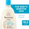 image:imageAveeno Baby Sensitive Skin Bubble Bath with Oat Extract Gently Cleanses and Leaves Skin Feeling Hydrated TearFree Formula Hypoallergenic Paraben Phthalate Soap amp DyeFree 192 fl Oz192 Fl Oz Pack of 1